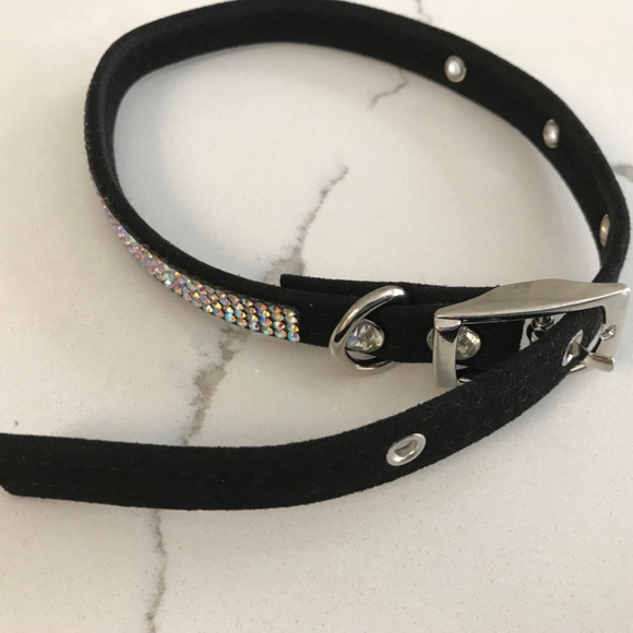 Jacqueline Kent Designer Rhinestone Small Pet / Dog / Cat Collar and Leash NWT - Picture 2 of 6
